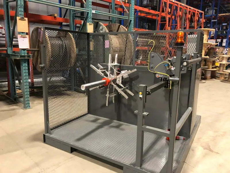 Enrouleuse coilleuse Canreel mesure cable | Calibre Industrie