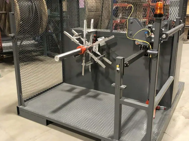 Enrouleuse coilleuse Canreel mesure cable | Calibre Industrie