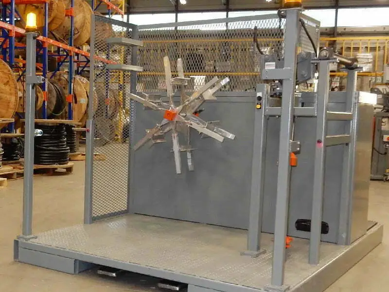 Enrouleuse coilleuse Canreel mesure cable | Calibre Industrie